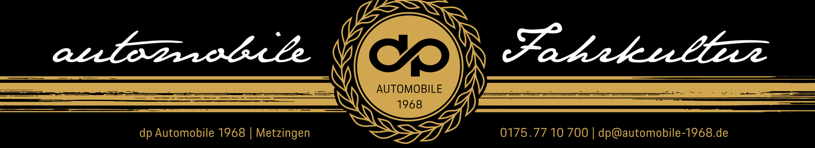 dp — automobile Fahrkultur · Automobile 1968 · Metzingen